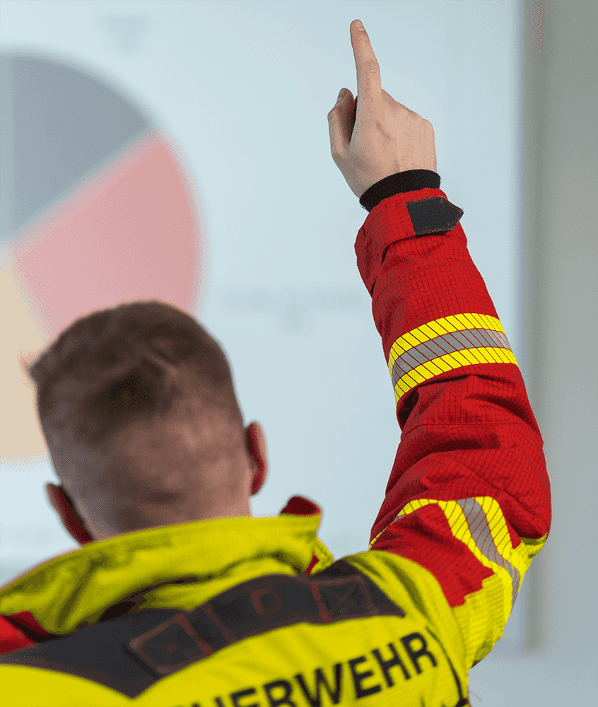 Feuerwehrmann Sektionsbild