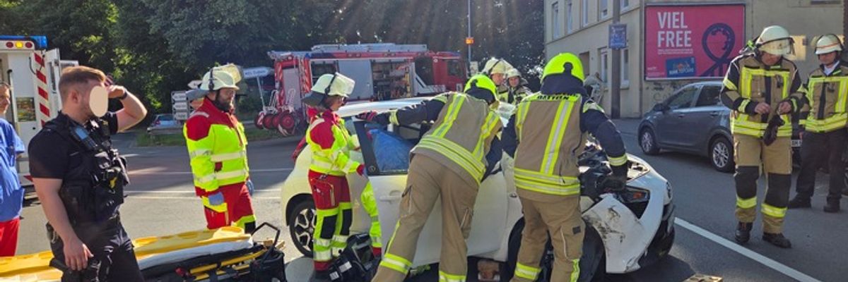 FW Datteln: Verkehrsunfall mit einer verletzten Person