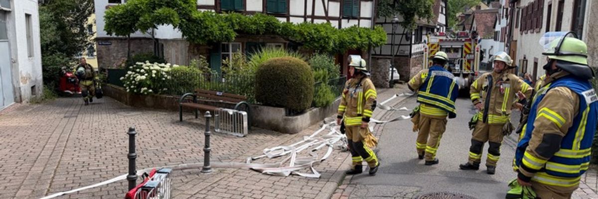 FW Weinheim: Kleinbrand auf Herd löst Feuerwehreinsatz in der Weinheimer Innenstadt aus