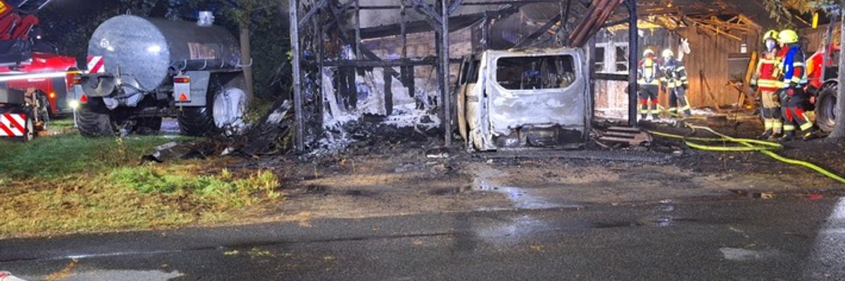 FW-ROW: Großbrand in Bötersen beschäftigt zahlreiche Einsatzkräfte