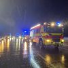 FW Ratingen: Verkehrsunfall auf der BAB 52 nach Starkregen