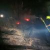 Feuerwehr MTK: Waldbrandlöschzug des Main-Taunus-Kreises unterstützt bei Waldbrand im Rheingau-Taunus-Kreis - Rund 45 Einsatzkräfte sicherten in schwierigem Gelände die Flanken des Brandgebietes