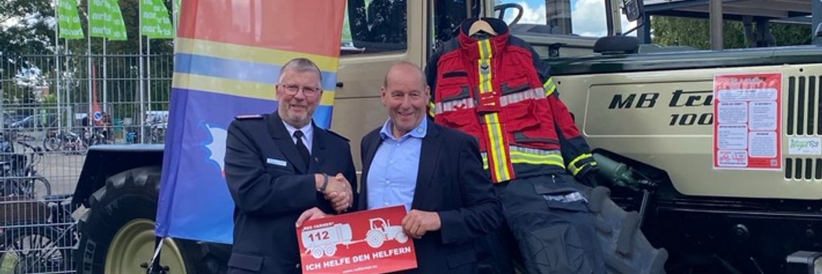 FW-LFVSH: "Red Farmer" in Schleswig-Holstein: Landwirte und Feuerwehren stärken Zusammenarbeit - Landwirtschaftsminister Werner Schwarz übernimmt die Schirmherrschaft