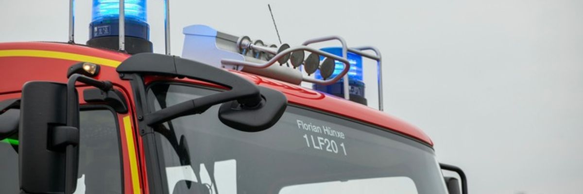 FW Hünxe: Gemeldeter Busbrand auf der BAB 3
