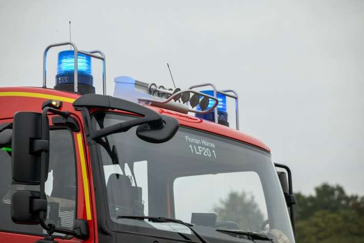 FW Hünxe: Gemeldeter Busbrand auf der BAB 3