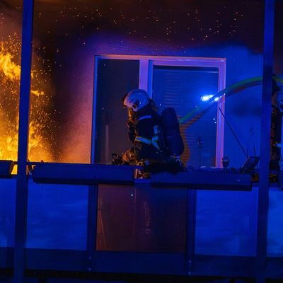 FW-MK: Zwei Brände an Gebäuden