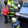 FW-M: Pkw kurz nach Tunnel quergestellt (Allach)