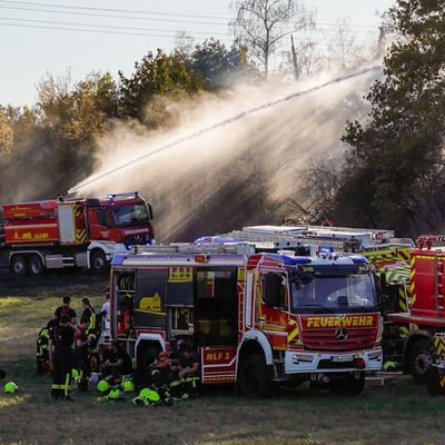 Feuerwehr MTK: Vegetationsbrand in Hattersheim nach rund 18 Stunden beendet - Brandwache musste in der Nacht weitere Brandnester ablöschen