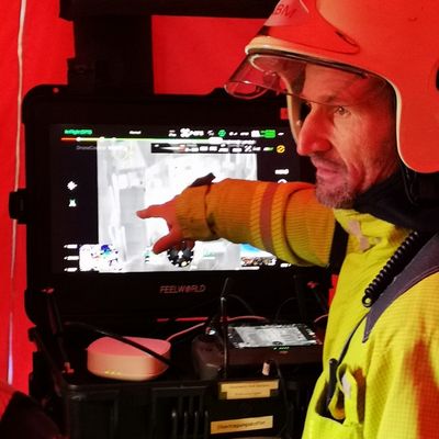 KFV Sigmaringen: Einsatzstelle: Offener Dachstuhlbrand am Boulay-Platz in Mengen 01.01.2026