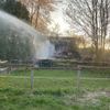 FW-DO: Brennende Hütte in Dortmund / Bövinghausen