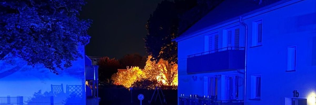FW Witten: Zwei Gartenlauben im Vollbrand