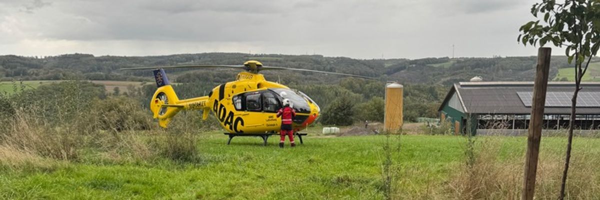 FW-EN: Landeplatzsicherung für Rettungshubschrauber