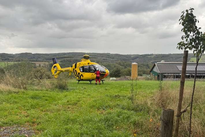 FW-EN: Landeplatzsicherung für Rettungshubschrauber