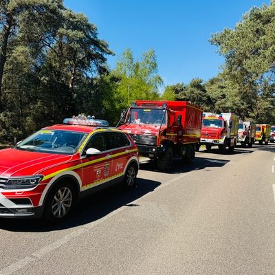 FW-BN: 1. Folgemeldung: EU-Waldbrandmodul in den Niederlanden eingesetzt.