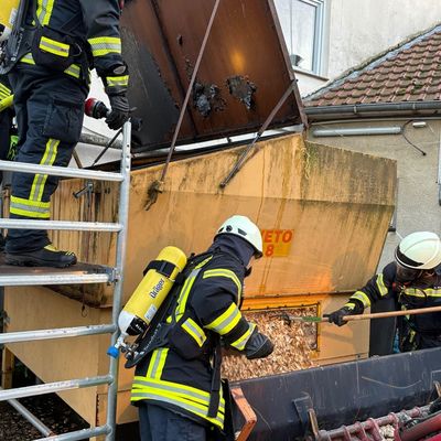 FW-ROW: Heizungsbunker brennt in Tarmstedt