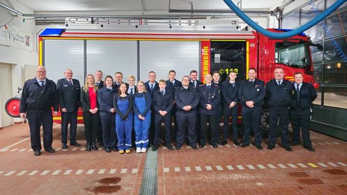 FFW Schiffdorf: Jahreshauptversammlung Ortsfeuerwehr Spaden - Ereignisreiches Jahr und neue Technik