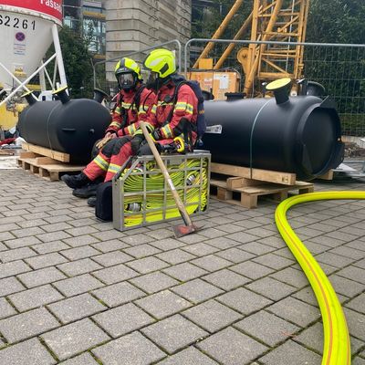 FW-Velbert: Brand in einem Firmengebäude am Rosenkamp