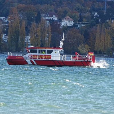 FW Reichenau: Schiff im Motorbereich gesunken, Reichenau-Mittelzell, 24.10.2025