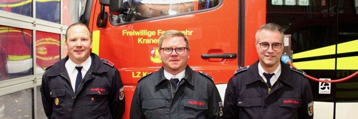 FW Kranenburg: Neue Löschzugführung in Kranenburg
