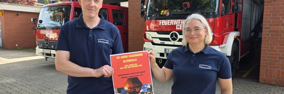 FW Celle: 90 Jahre Ortsfeuerwehr Altencelle - Tag der offenen Tür mit buntem Programm für die ganze Familie