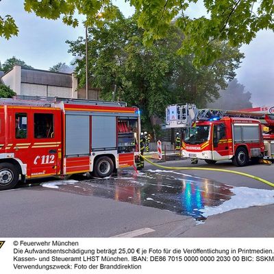 FW-M: Brand in Lokal (Freimann)