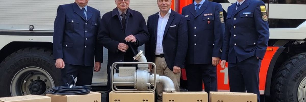 FW-HB: Dank Förderung: Spezialpumpen für die Freiwilligen Feuerwehren