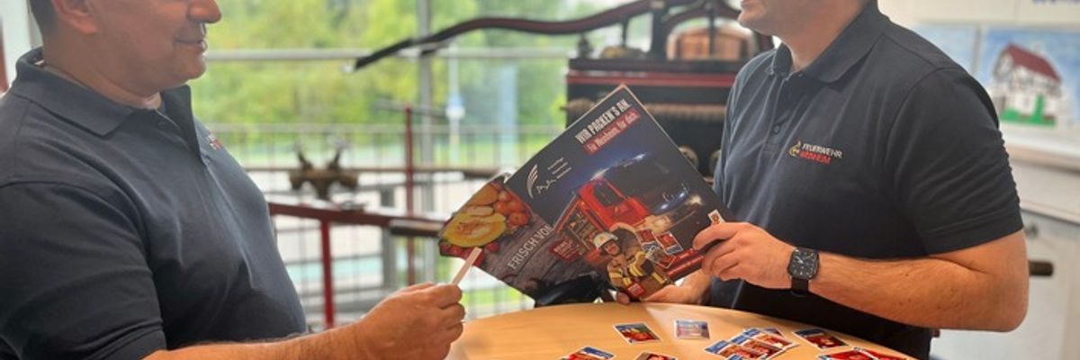 FW Weinheim: Feuerwehr Weinheim startet eigenes Stickeralbum - Kick-off-Party am 27. September