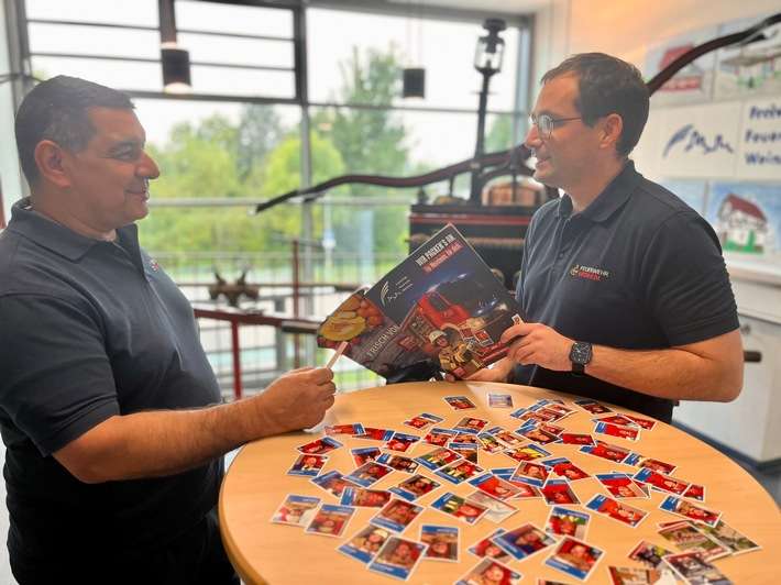 FW Weinheim: Feuerwehr Weinheim startet eigenes Stickeralbum - Kick-off-Party am 27. September