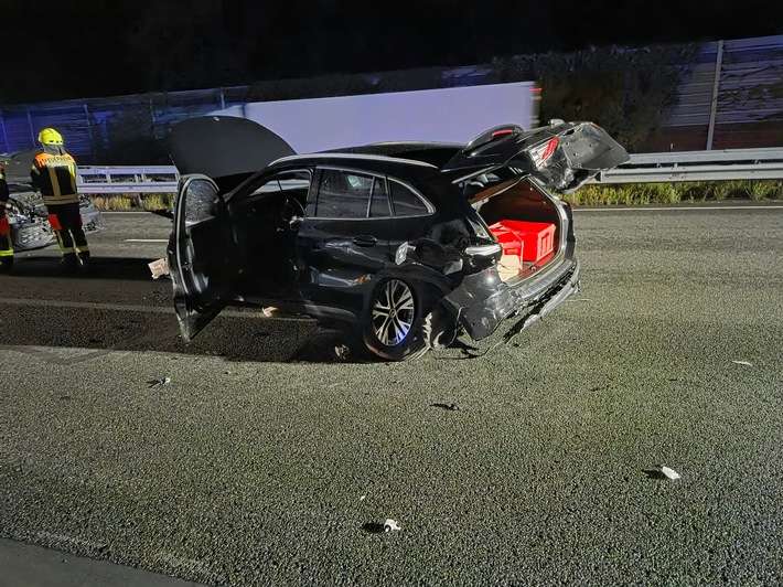FW-ROW: Verkehrsunfall auf der A1 - Feuerwehr Sottrum im Einsatz