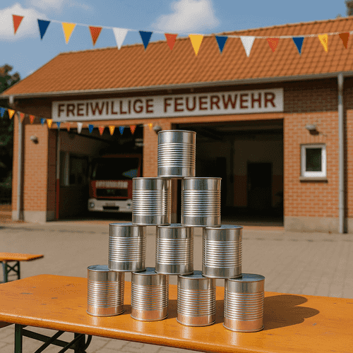 Titlebild: Kinderfeuerwehr Jahrmarkt im Feuerwehrhaus mit Ständen 🎯🚒