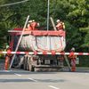 FW-E: Ammoniakaustritt aus LKW - Feuerwehr im Großeinsatz