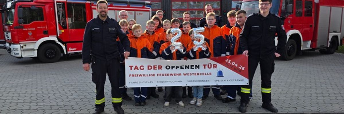FW Celle: Tag der offenen Tür bei der Ortsfeuerwehr Westercelle am 25. April - Ein Fest für die ganze Familie