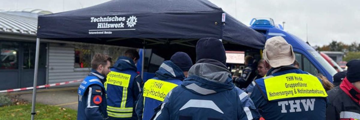 FW-HEI: Katastrophenschutzübung in Harrislee: Gemeinsam für den Ernstfall gewappnet