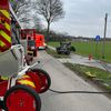 FW Rheurdt: Unfall mit zwei Autos: PKW landet auf Dach