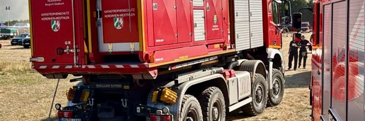 FW-GL: Folgemeldung - Einsatz der Feuerwehr Bergisch Gladbach in Hürtgenwald geht dem Ende entgegen