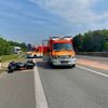 FW Paderborn: Verkehrsunfall mit einem Motorrad auf der Bundesstraße 1