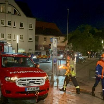 FW Weinheim: Gewitter sorgt für zahlreiche Einsätze der Weinheimer Feuerwehr