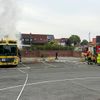 FW-DO: Einsatzstelle kommt zur Feuerwehr - Brennender Müllwagen fährt Feuerwache an
