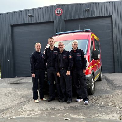 FW-KLE: Vier Klever Feuerwehrleute meistern den Firefighter Stair Climb