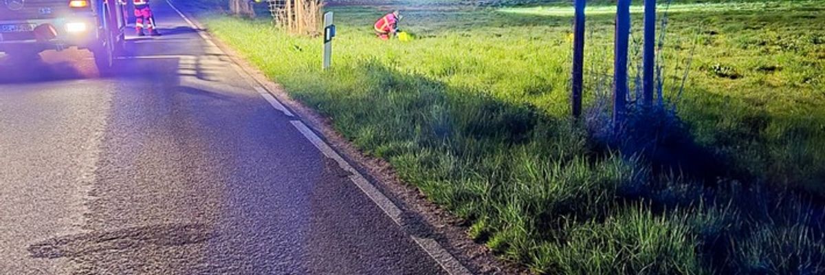 FW-SE: Schwerer Verkehrsunfall mit einem beteiligten Personenkraftwagen