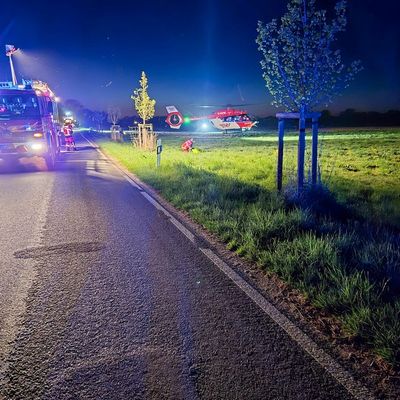 FW-SE: Schwerer Verkehrsunfall mit einem beteiligten Personenkraftwagen