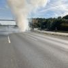 FW-DO: Wohnwagengespann brennt auf Autobahn A2