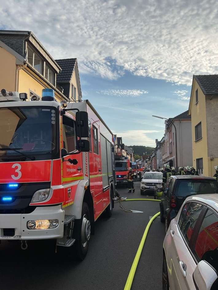 FW-BN: Wohnungsbrand - eine verletzte Person
