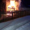 FW Celle: Bauwagen brennt in Altencelle in Vollbrand