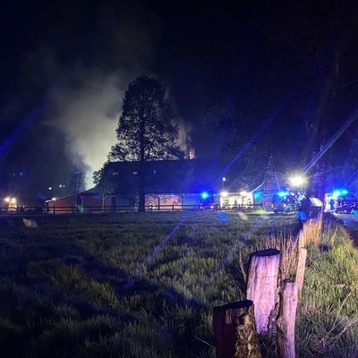 FW-WRN: Scheunenbrand in Werne-Schmintrup