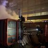 FW Stuttgart: Containerbrand im Innenhof des Klinikums Stuttgart