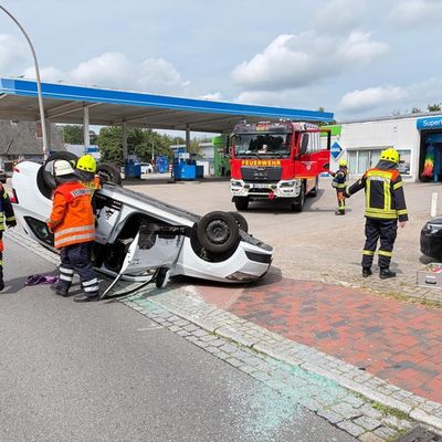 FW-ROW: Verkehrsunfall auf der B75 in Sottrum