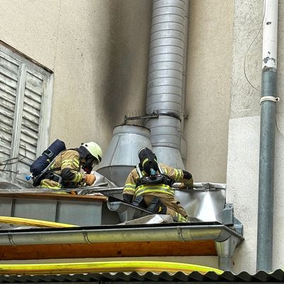 FW Konstanz: Brand einer Lüftungsanlage in einem Gastronomiebetrieb
