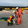 FW-ROW: Gefahrguteinsatz im Postverteilzentrum Zeven