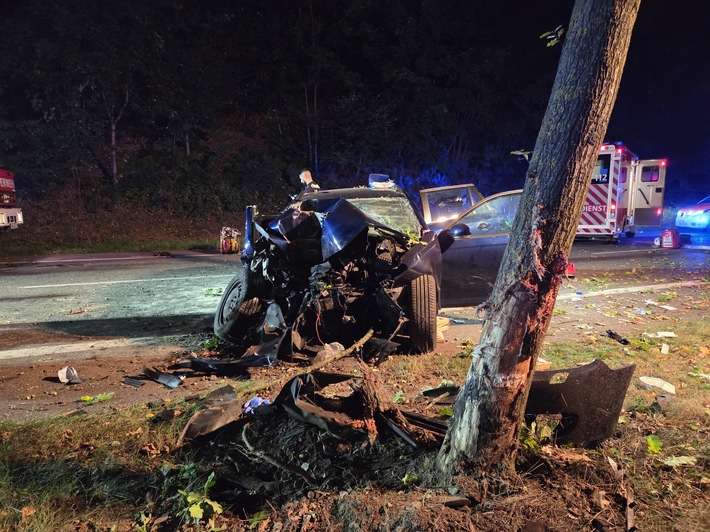 FW-AR: Rettungshubschrauber im Einsatz- Verkehrsunfall in der Nacht zu Samstag